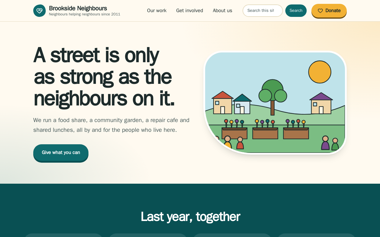 Brookside Neighbours, a community charity